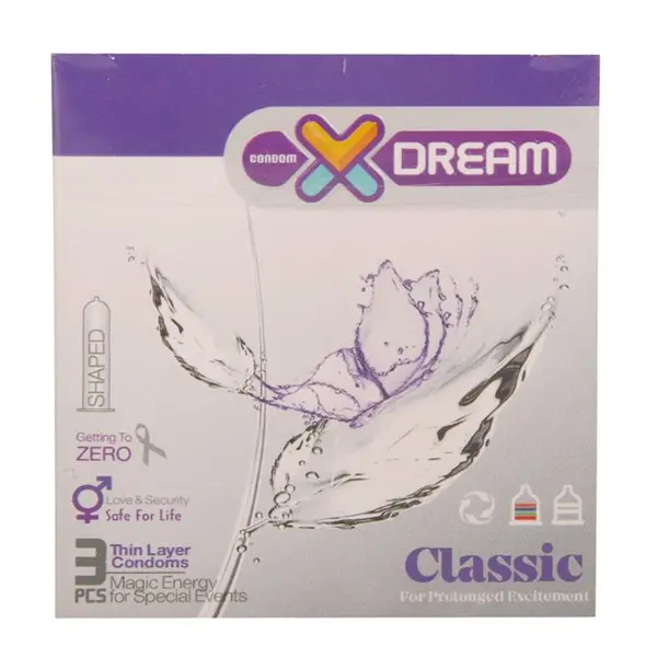 کاندوم  کلاسیک ایکس دریم Xdream Classic  بسته 3 عددی