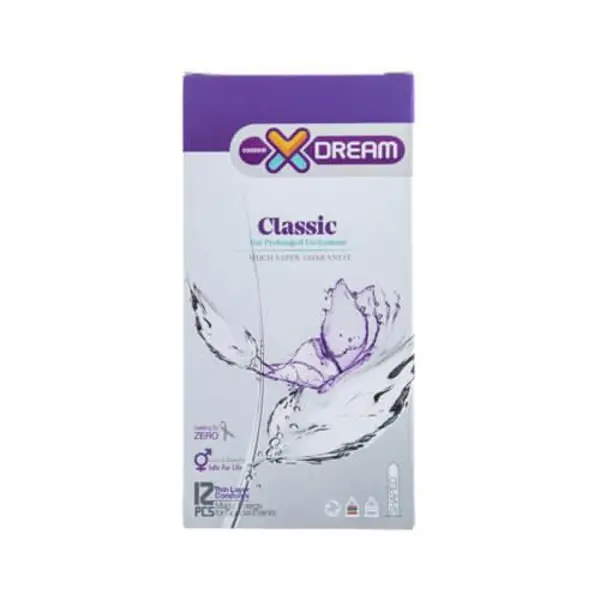 کاندوم  کلاسیک ایکس دریم Xdream Classic  بسته 12  عددی