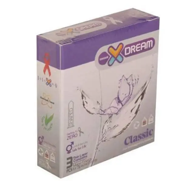 کاندوم  کلاسیک ایکس دریم Xdream Classic  بسته 3 عددی