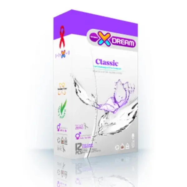کاندوم  کلاسیک ایکس دریم Xdream Classic  بسته 12  عددی