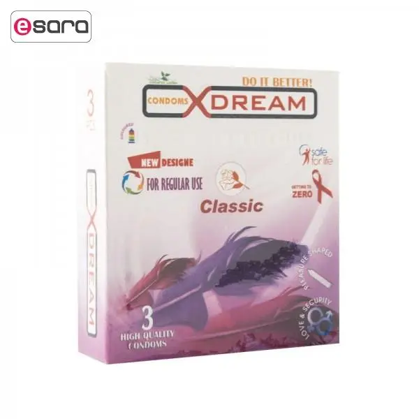 کاندوم  کلاسیک ایکس دریم Xdream Classic  بسته 3 عددی