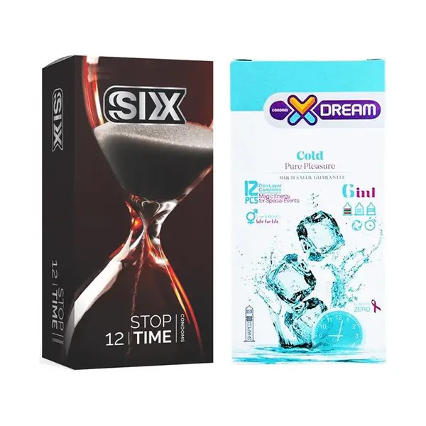 کاندوم ایکس دریم مدل سرد XDREAM COLD   بسته 12 عددی