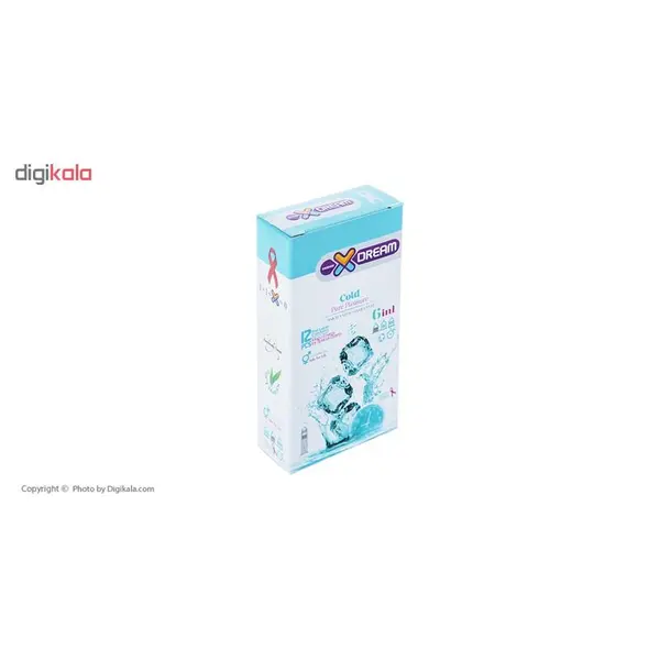 کاندوم ایکس دریم مدل سرد XDREAM COLD   بسته 12 عددی