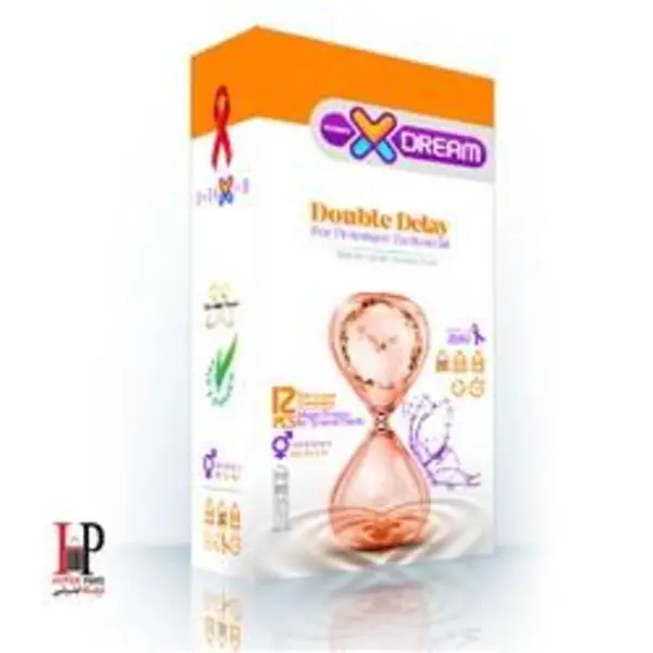 کاندوم ایکس دریم مدل تاخیری مضاعف XDREAM DOUBLE DELAY بسته 12 عددی