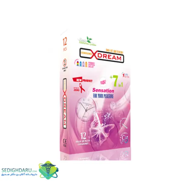 کاندوم ایکس دریم میوه ای Xdream Flavour Wave بسته 12 عددی