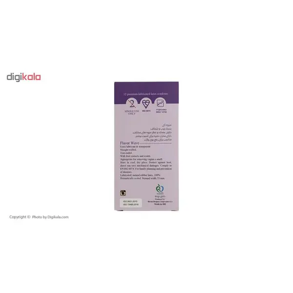 کاندوم ایکس دریم میوه ای Xdream Flavour Wave بسته 12 عددی