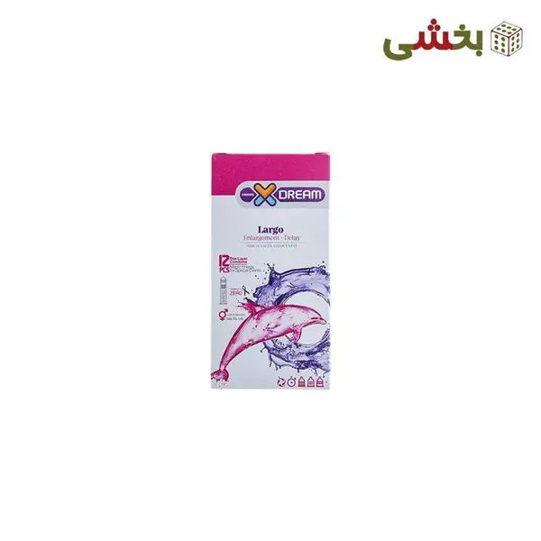 کاندوم ایکس دریم مدل لارگو XDREAM LARGO بسته 12 عددی