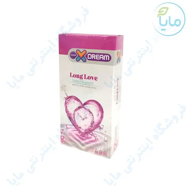 کاندوم لذت طولانی ایکس دریم  XDREAM LONG LOVE  بسته 3  عددی
