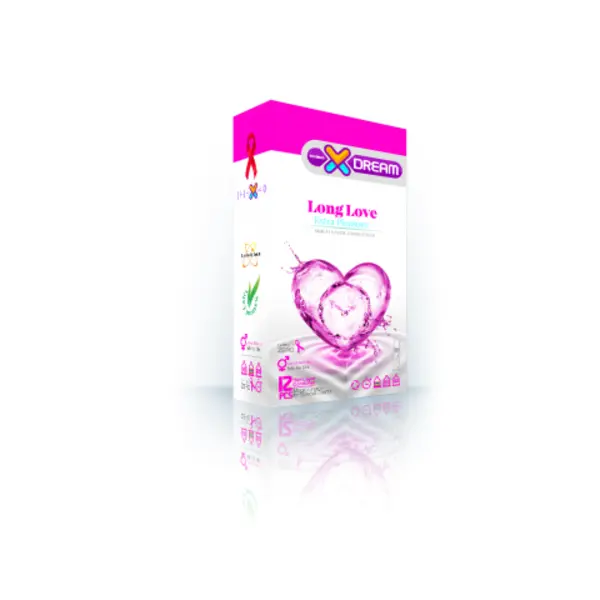 کاندوم لذت طولانی ایکس دریم  XDREAM LONG LOVE  بسته 12 عددی