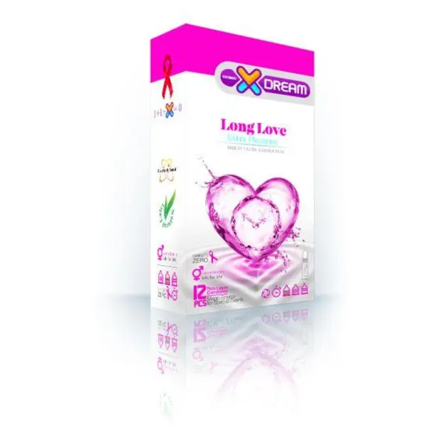 کاندوم لذت طولانی ایکس دریم  XDREAM LONG LOVE  بسته 12 عددی