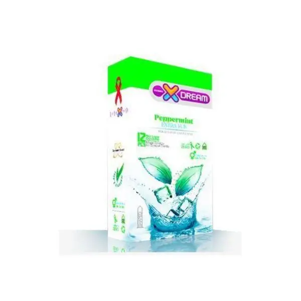 کاندوم ایکس دریم مدل خنک کننده Xdream Peppermint بسته 3 عددی
