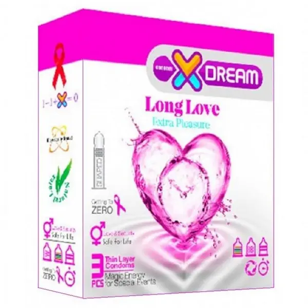 کاندوم ایکس دریم مدل خنک کننده Xdream Peppermint بسته 3 عددی