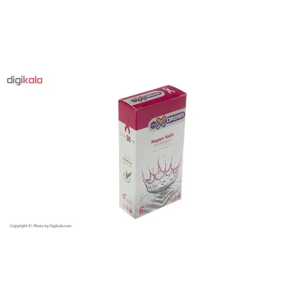 کاندوم ایکس دریم مدل بسیار ایمن XDREAM super safe بسته 12 عددی