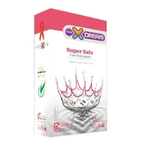 کاندوم ایکس دریم مدل بسیار ایمن XDREAM super safe بسته 12 عددی