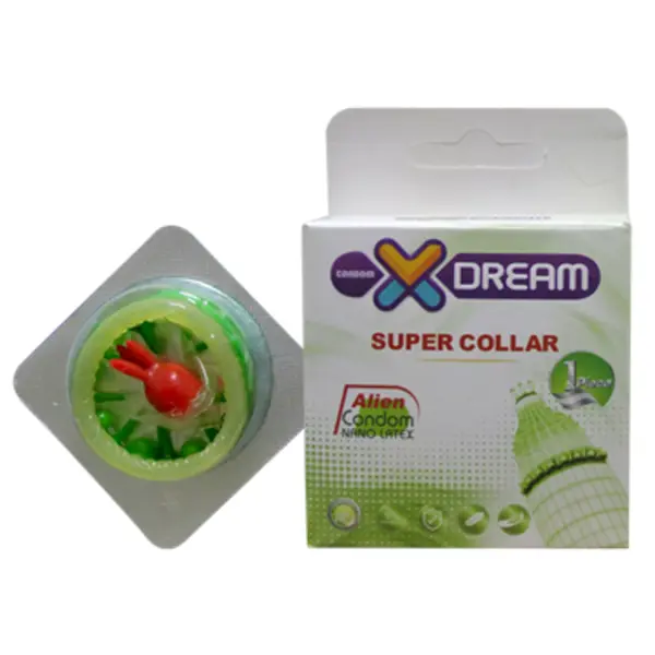 کاندوم فضایی اره ماهی ایکس دریم xdream SUPER COLLAR