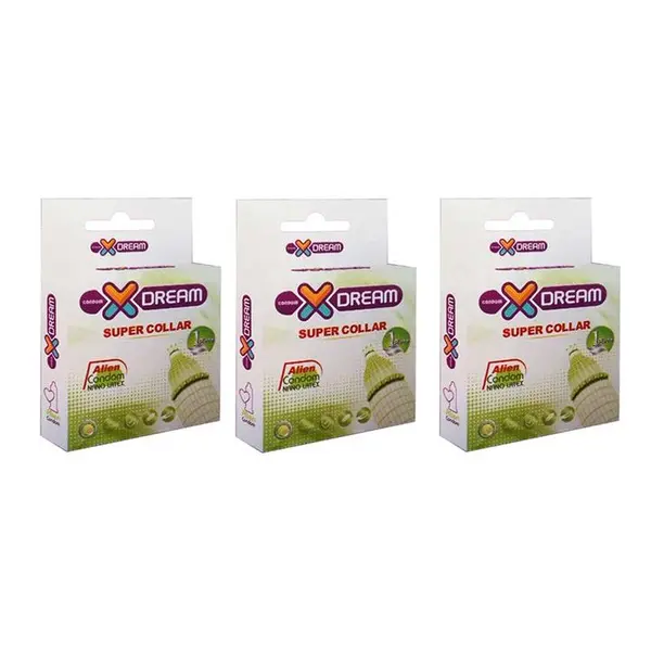 کاندوم فضایی اره ماهی ایکس دریم xdream SUPER COLLAR