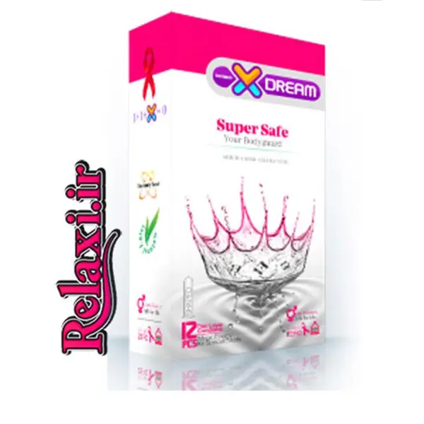 کاندوم ایکس دریم مدل بسیار ایمن XDREAM super safe بسته 12 عددی