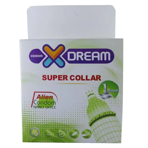 کاندوم فضایی اره ماهی ایکس دریم xdream SUPER COLLAR