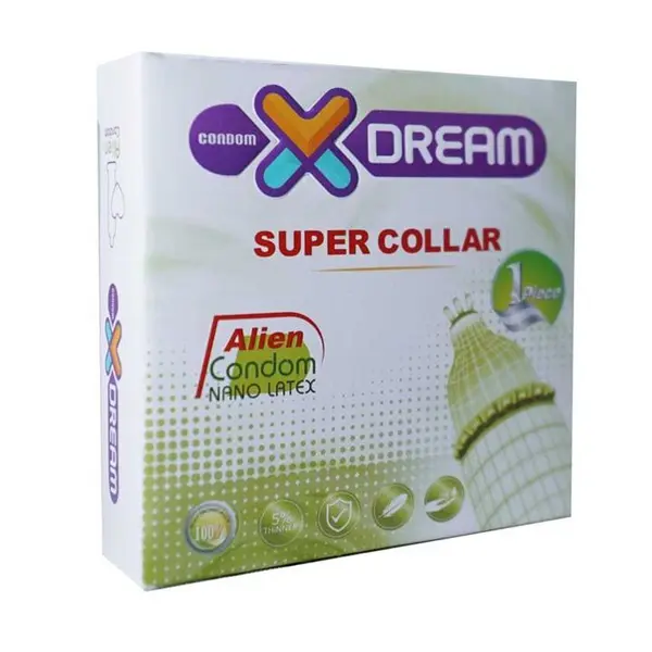 کاندوم فضایی اره ماهی ایکس دریم xdream SUPER COLLAR