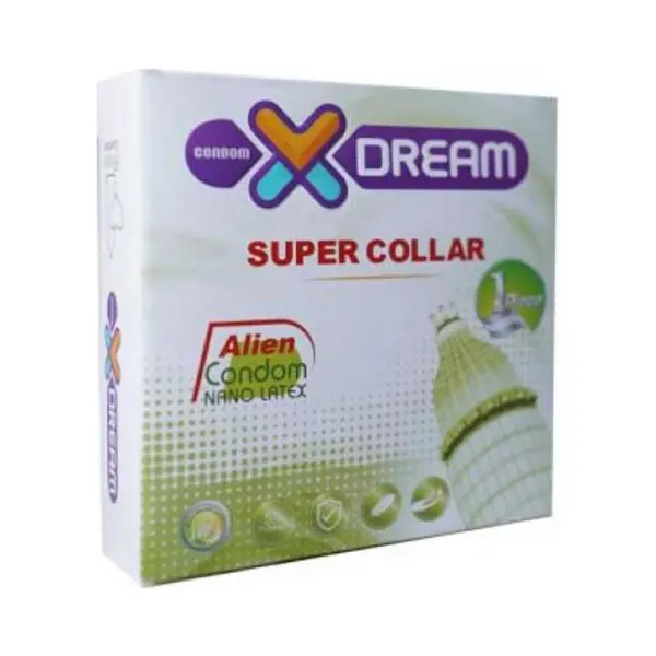 کاندوم فضایی اره ماهی ایکس دریم xdream SUPER COLLAR
