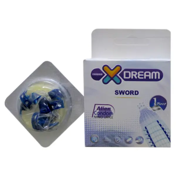 کاندوم فضایی شمشیری ایکس دریم Xdream Sword Alien  بسته 1 عددی