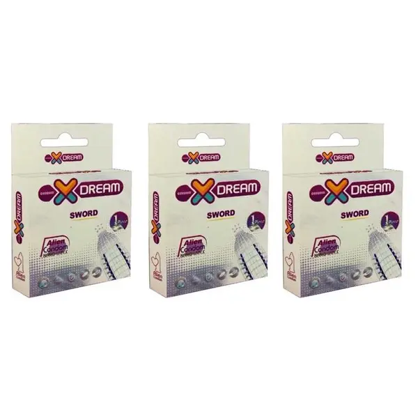 کاندوم فضایی شمشیری ایکس دریم Xdream Sword Alien  بسته 1 عددی