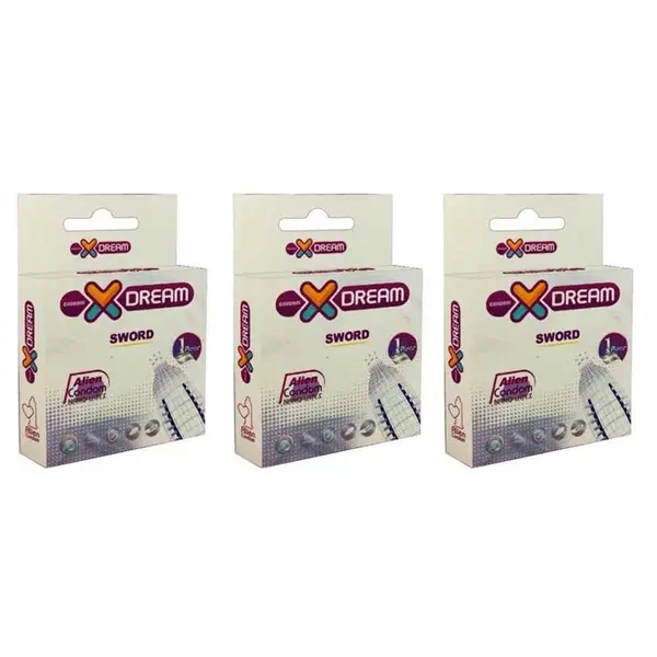 کاندوم فضایی شمشیری ایکس دریم Xdream Sword Alien  بسته 1 عددی