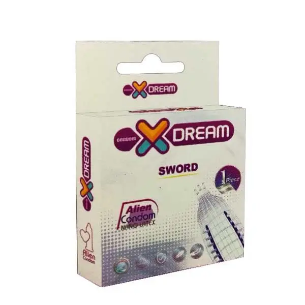 کاندوم فضایی شمشیری ایکس دریم Xdream Sword Alien  بسته 1 عددی