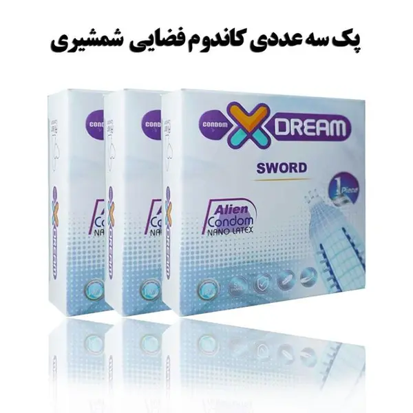 کاندوم فضایی شمشیری ایکس دریم Xdream Sword Alien  بسته 1 عددی