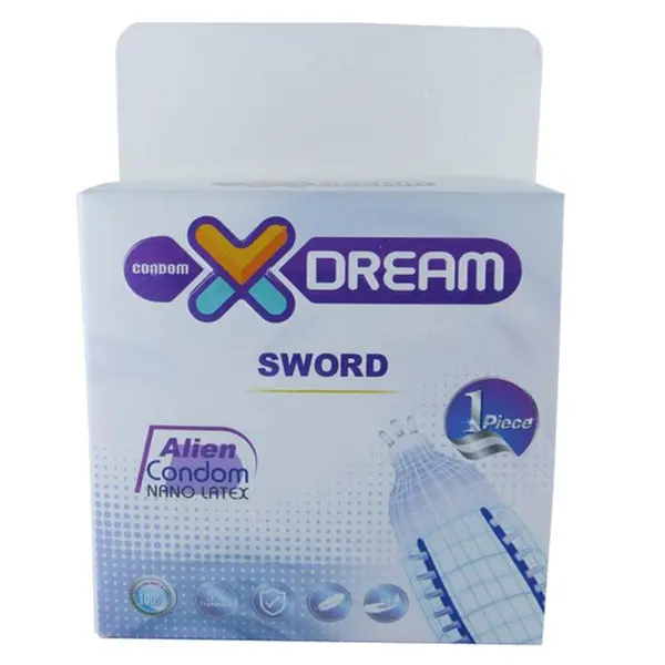 کاندوم فضایی شمشیری ایکس دریم Xdream Sword Alien  بسته 1 عددی