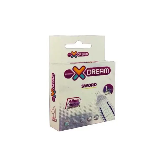 کاندوم فضایی شمشیری ایکس دریم Xdream Sword Alien  بسته 1 عددی