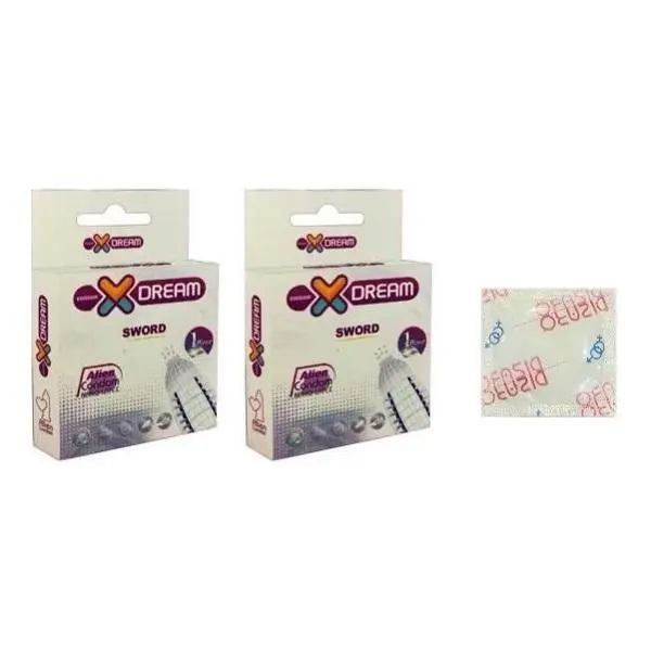 کاندوم فضایی شمشیری ایکس دریم Xdream Sword Alien  بسته 1 عددی