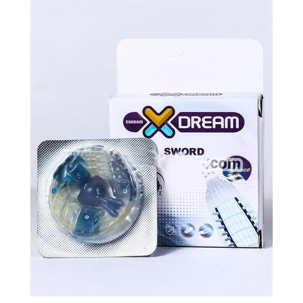 کاندوم فضایی شمشیری ایکس دریم Xdream Sword Alien  بسته 1 عددی