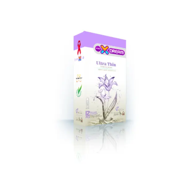 کاندوم بسیار نازک ایکس دریم XDREAM ULTRA THIN  بسته 12 عددی