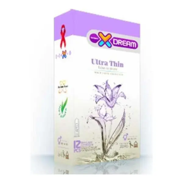 کاندوم بسیار نازک ایکس دریم XDREAM ULTRA THIN  بسته 12 عددی