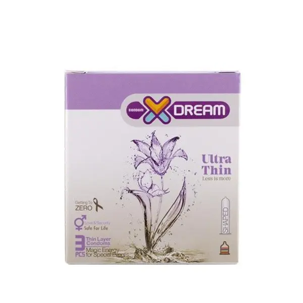 کاندوم ایکس دریم مدل بسیار نازک XDREAM ULTRA THIN بسته 3 عددی