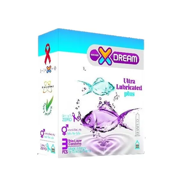 کاندوم فوق روان ایکس دریم XDREAM Ultra Lubricated بسته 3 عددی