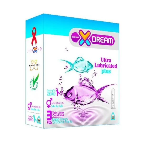 کاندوم فوق روان ایکس دریم XDREAM Ultra Lubricated بسته 3 عددی