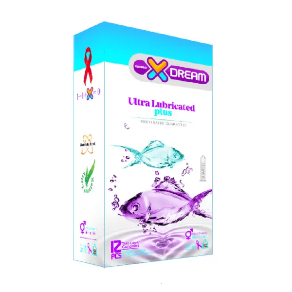 کاندوم فوق روان ایکس دریم XDREAM Ultra Lubricated بسته 12 عددی