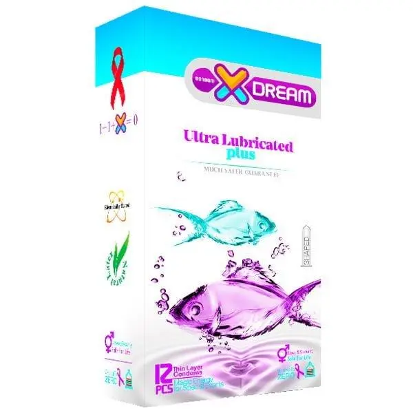 کاندوم فوق روان ایکس دریم XDREAM Ultra Lubricated بسته 12 عددی