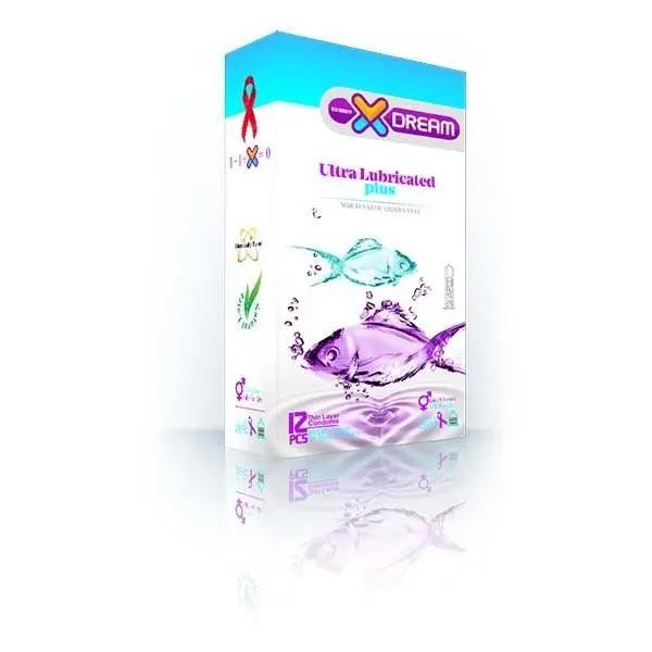 کاندوم فوق روان ایکس دریم XDREAM Ultra Lubricated بسته 12 عددی