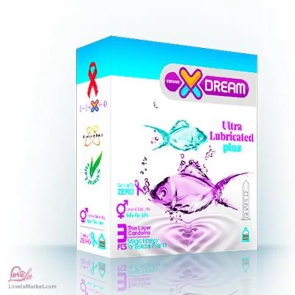 کاندوم فوق روان ایکس دریم XDREAM Ultra Lubricated بسته 3 عددی