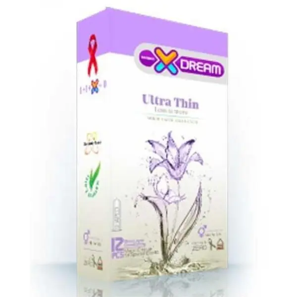 کاندوم بسیار نازک ایکس دریم XDREAM ULTRA THIN  بسته 12 عددی