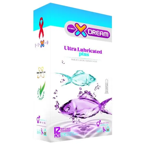 کاندوم فوق روان ایکس دریم XDREAM Ultra Lubricated بسته 12 عددی