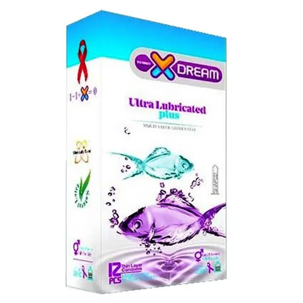 کاندوم فوق روان ایکس دریم XDREAM Ultra Lubricated بسته 12 عددی