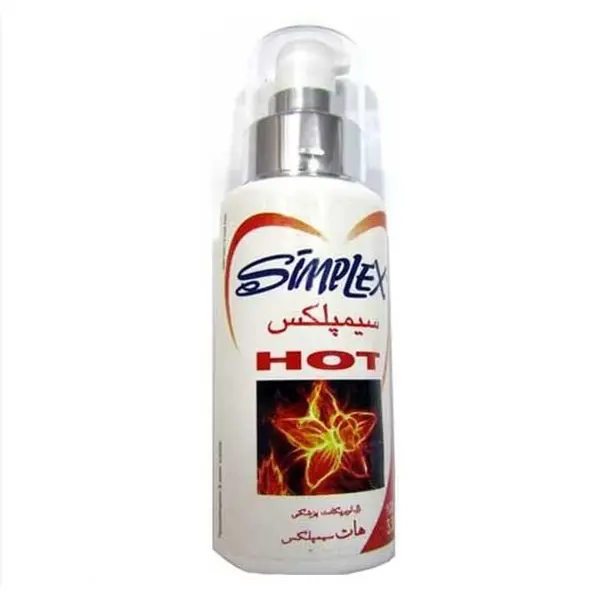 ژل لوبریکانت سیمپلکس مدل Hot حجم 100 میلی لیتر