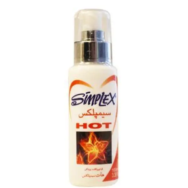 ژل لوبریکانت سیمپلکس مدل Hot حجم 100 میلی لیتر