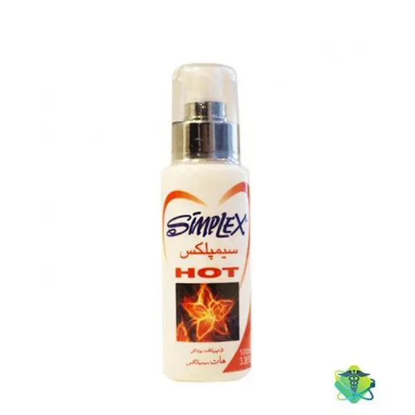 ژل لوبریکانت سیمپلکس مدل Hot حجم 100 میلی لیتر