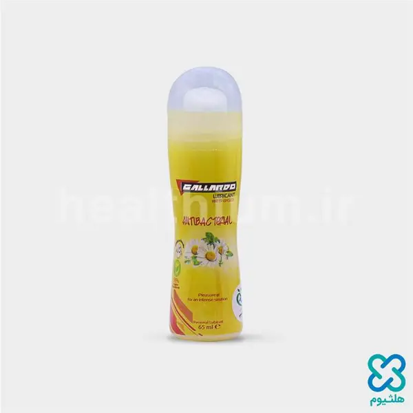 ژل آمیزشی روان کننده آنتی باکتریال گالاردو با عصاره طبیعی بابونه 65 میلی لیتر