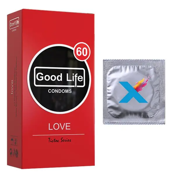 کاندوم گودلایف مدل Love بسته 12 عددی